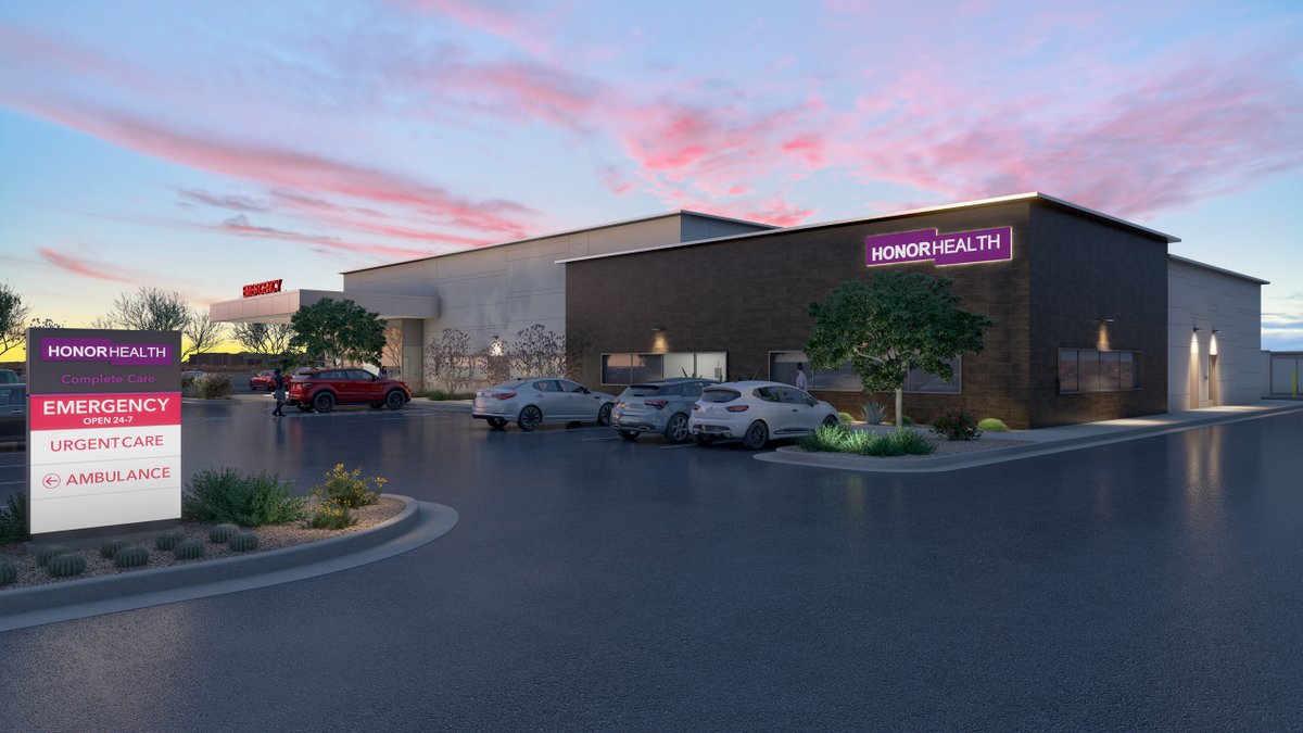 devenneygroup's tweet photo. We are excited to begin construction on the HonorHealth Prasada project. This new state-of-the-art facility will serve as a hybrid ER and urgent care. We are proud to partner with Anchor Health Properties @HonorHealth  @IHeruc @JEDunn #DevenneyGroupArchitects https://t.co/FYhoke4CDM