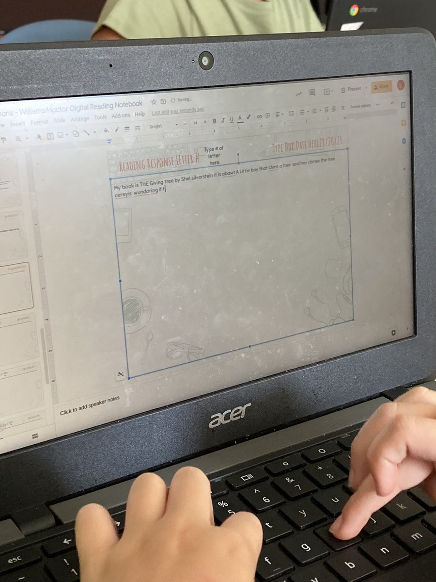 MrsWilliamsHCSD's tweet photo. Our smart readers working on their first official book recommendations…in a DIGITAL reader’s notebook! Progress, progress, progress 🤓 https://t.co/6vsNiK91hr