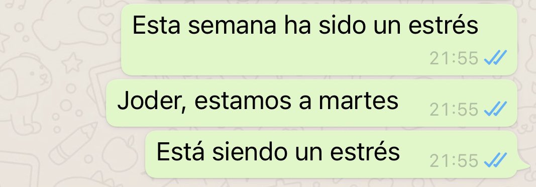 La adultez es esto. Continuamente.