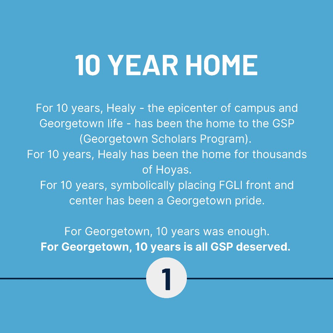 GUSAssociation's tweet photo. The Georgetown Scholars Program (GSP) has been kicked out of their office space in the Healy basement. GUSA will not stand to this injustice and have started a petition, in collaboration with the GSP student board.

https://t.co/LvrvaR8NM1 https://t.co/PI6boya99e