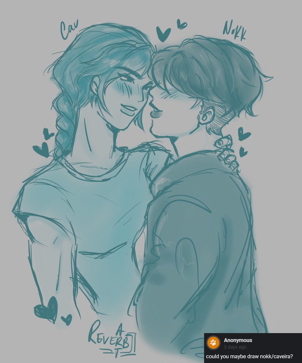 revv_eon's tweet photo. a nokk/cav request i got βΊοΈ these two gave me a lot of feelings while drawing them !! ty for requesting them..
i based nokk's look off of @/fluffy_lamby's "casual friday" concept too cuz i just absolutely loved it
#R6S #R6Community #Nokk #Caviera https://t.co/i05F2WgS4P
