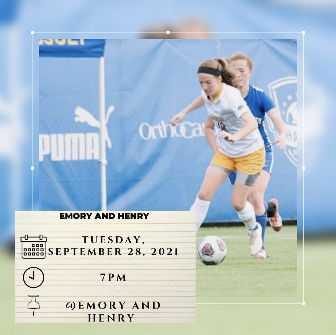 GAME DAY ⚽️  Your lady wildcats are on the road to take on the Emory and Henry Wasps! You can view the stream tonight via this link: youtu.be/pOayomXuBwY #JWU 🎉