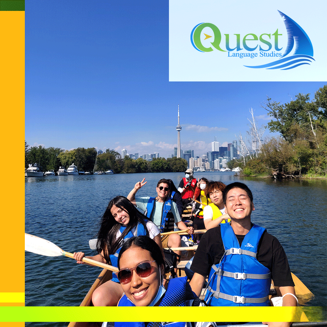 studyquest's tweet image. There is no better way to spend your time than canoeing with friends on a sunny day! 
#studyquest #queststudents #questactivities #quest #studyabroad #English #onlineenglish #onlinelessons #reopening