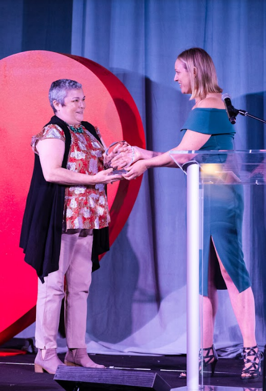 Arrivalist's tweet photo. It was our honor to sponsor CalTravel's Annual Awards Dinner &amp; Auction, an important event raising over $80K for tourism advocacy in CA. Our own Brooke Burnham is presenting the Advocate for the Homeless Award to the esteemed Eileen Richardson, CEO of Downtown Streets Team. https://t.co/lUaqHZ0z8z