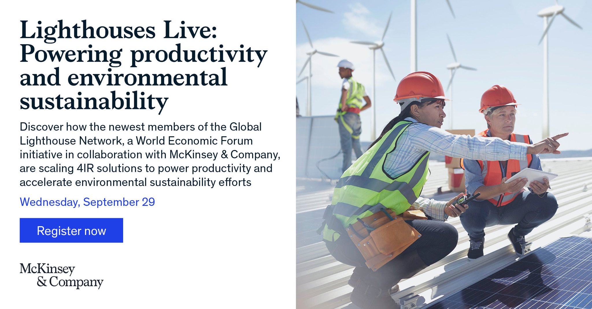 McKinsey & Company on Twitter "On September 29, the Global Lighthouse Network, a WEF