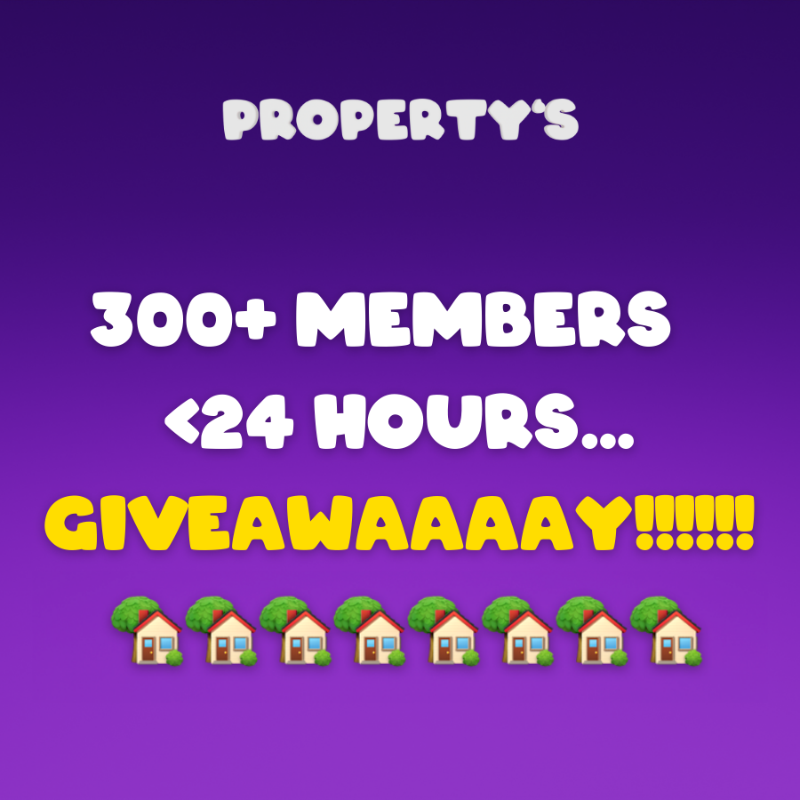 propertys_nft's tweet photo. 300 Members in under 24 hours? 
You are insane!!!!!!!!! 

GIVEAWAY TIME:

🥇1x Property's NFT + Whitelist + Special Prize 🏆
🥈2x Whitelist (1 to giveaway)
🥉1x Whitelist

Enter: 
1. Follow @Propertys_NFT 
2. RT + ♥️ Tweet + Tag 2 Friends
3. Join Discord: 
https://t.co/ep1ispyFy0 https://t.co/h4Ygve9KfY