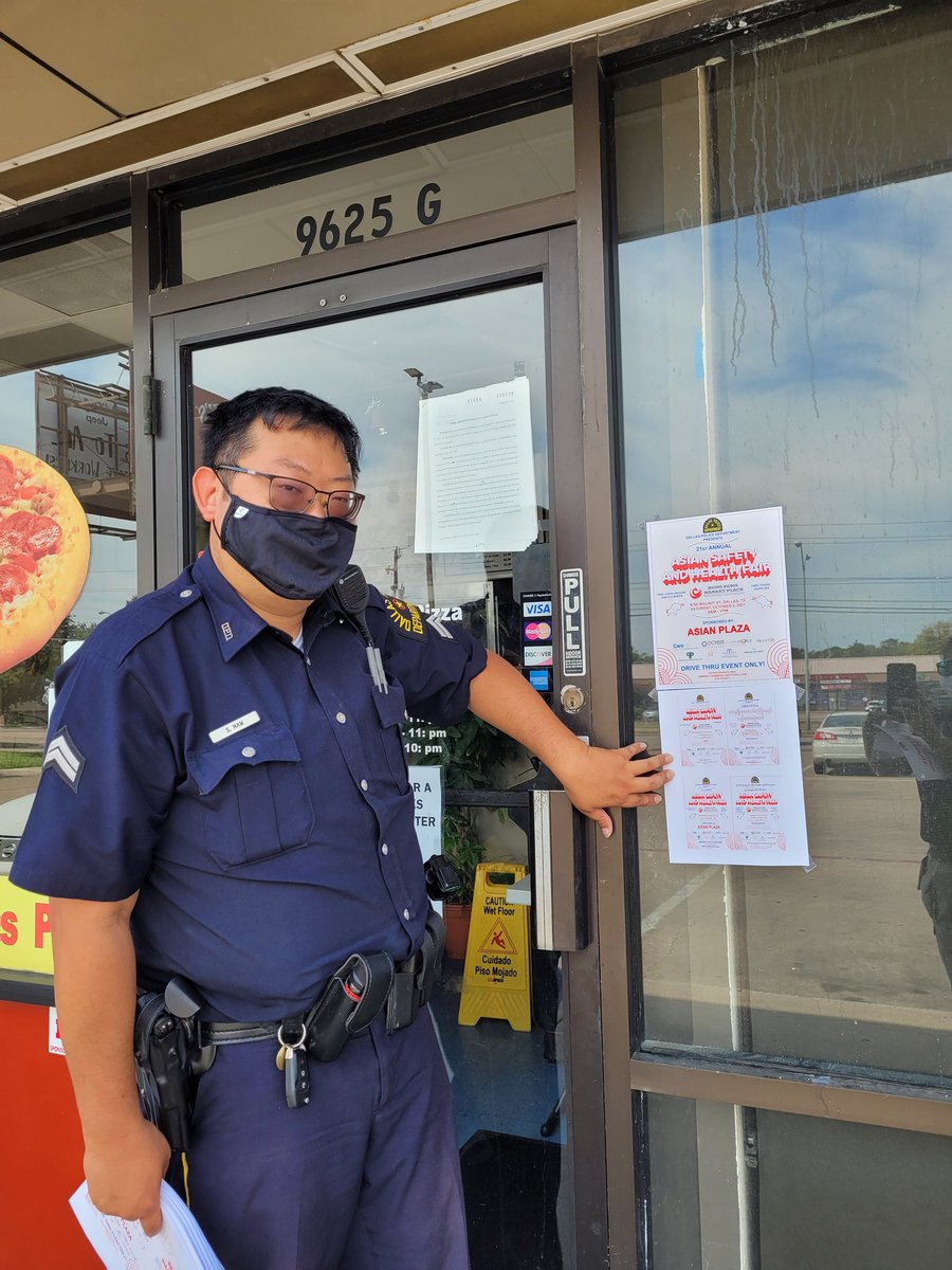 Join us on Saturday from 9am to 1pm for our 21st Annual Asian Safety and Health Fair at 9780 Walnut. Free flu shots along with free covid shot will be provided by <a href="/DCHHS/">Dallas County HHS</a>.This is a drive thru event.
<a href="/DPDChiefGarcia/">Eddie Garcia</a> @AShawDPD <a href="/DPDMunoz/">Robert Munoz</a> <a href="/DPDSalas/">Juan Salas</a> <a href="/WJWest233/">West</a> <a href="/NENPODPD/">Dallas Northeast</a> <a href="/DallasPD/">Dallas Police Dept</a>