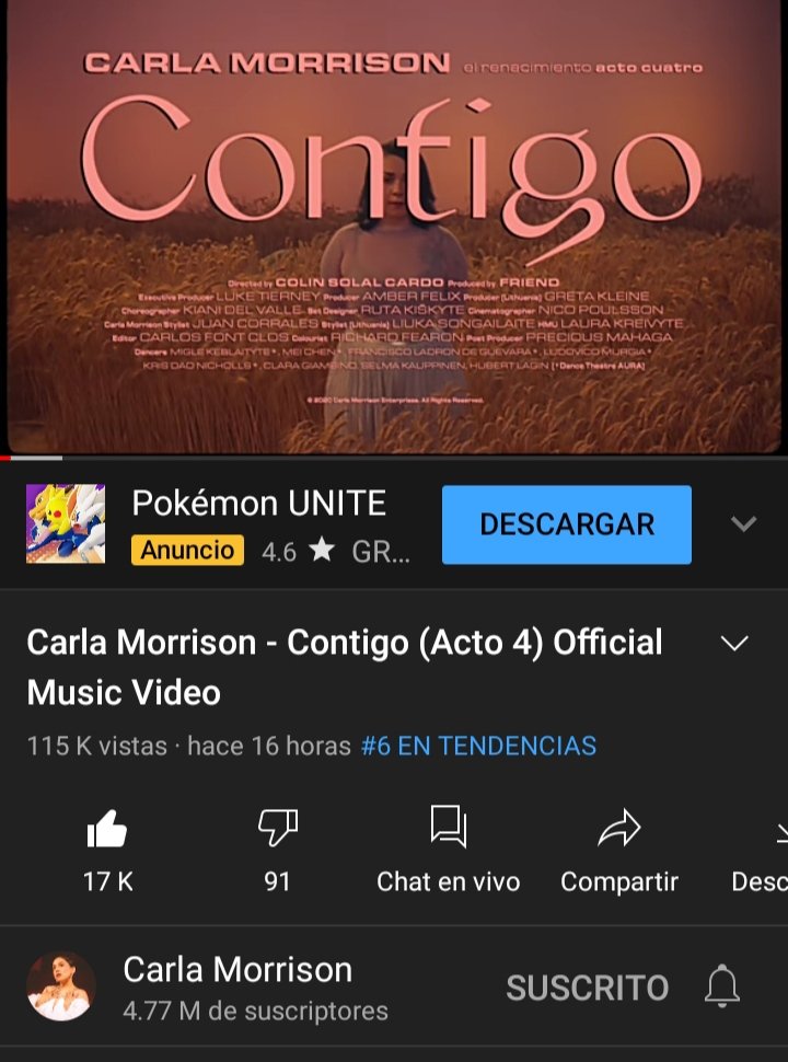 CassMv21's tweet photo. @CarlaMorrisonmx Ya somos #6 😭❤️❤️❤️ https://t.co/ucvvZ5Dy7y