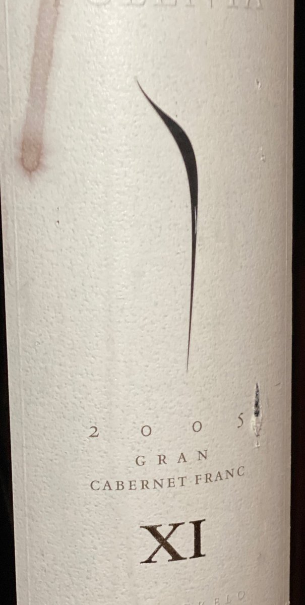 My last bottle of this amazing wine.  A pleasure to share it with ⁦@Winerackd⁩