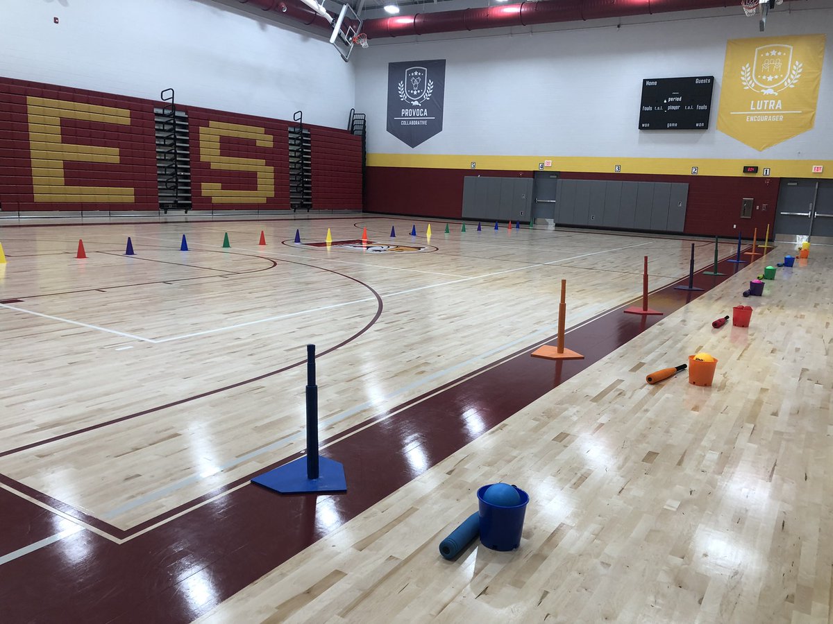 We are having fun learning how to bat in PE this week. I love hearing students make connections between what we do in class and the sports they play. I especially loved being able to surprise several students at their baseball game last night! #otterlyAwesome <a href="/plainviewElem/">Plainview Elementary School</a>