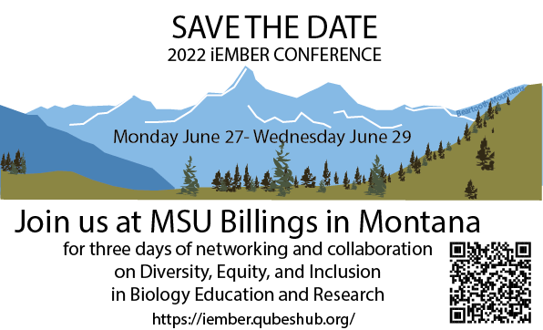 iEMBER_Network's tweet photo. 🚨 #SaveTheDate! We are so excited to announce that our #iEMBER conference will be June 27-29 in beautiful Billings, MT.🚨 Travel support is available! We hope you can join us! For the most up-to-date information, check out our website https://t.co/EjOA5LPjeJ. #DiversityInSTEM https://t.co/GhVBzfnUA2