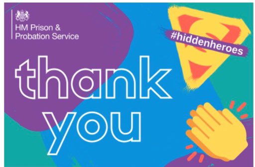 Thank you to all our #HiddenHeroes working <a href="/HMPWerrington/">HMPWerrington</a> for everything you continue to do to support the people in our care, especially during such a unique, testing time. Let’s get involved tomorrow with all the amazing fundraising activities!! 👏 👏