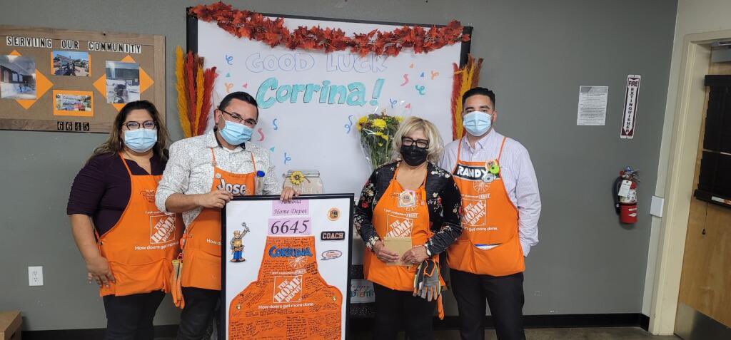 As a chapter closes in your life, and a new one starts for you, may your years be filled with all the things you’re looking forward to! Congratulations Corrina on your retirement! <a href="/VelaSulema/">Sulema Vela</a> <a href="/HDAlexSolis/">Alex Solis</a> <a href="/maria_6645/">Maria Castro #ptownfam</a> <a href="/JPierceHD/">jessica pierce</a> <a href="/Legaspi683/">David Legaspi</a> <a href="/Randy6645/">randy maimaragua</a> <a href="/chad_janes/">Chad Janes</a> @THDRosie_6645