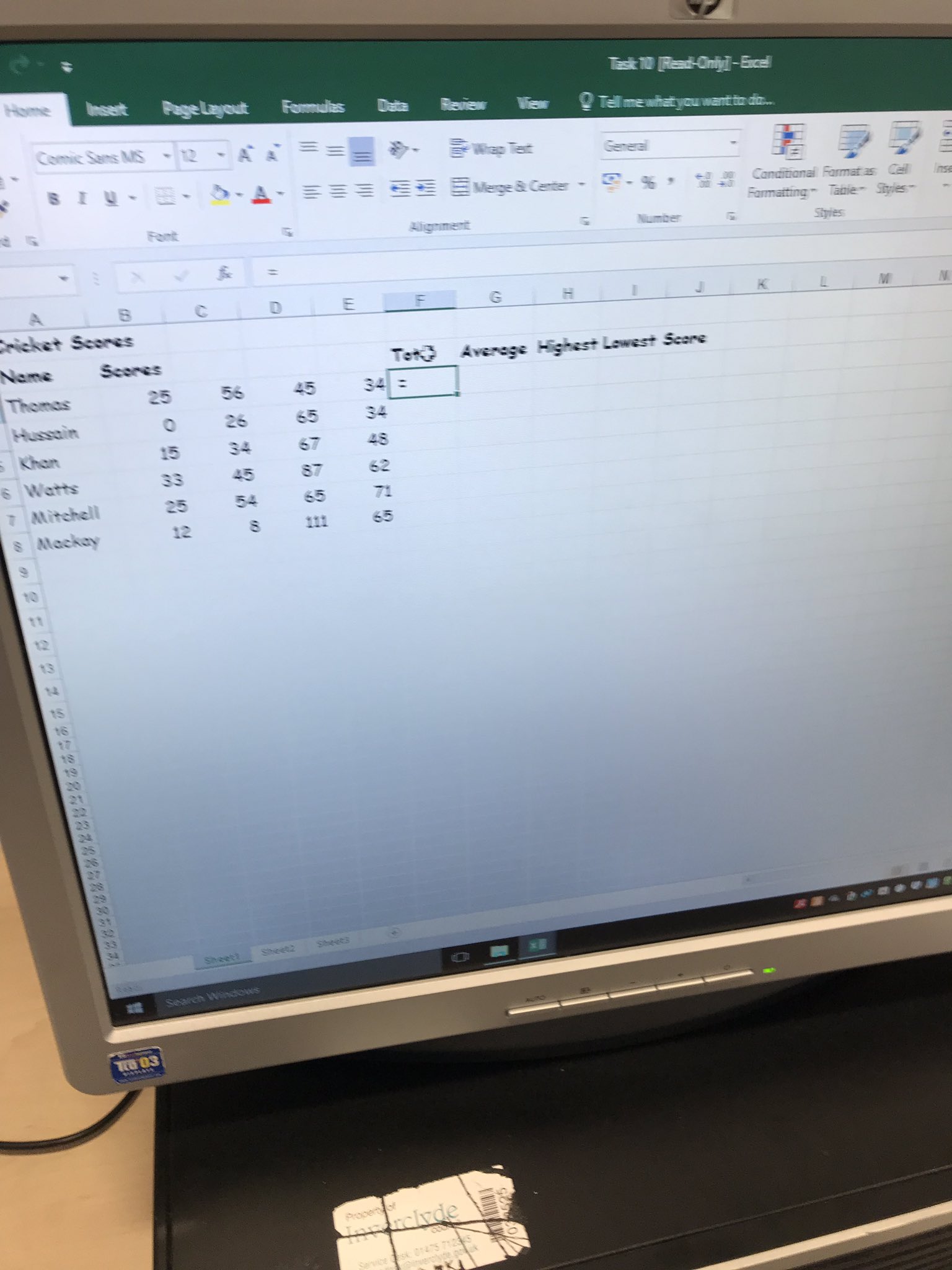 Saint Stephen's High School on Twitter "Our S3 Admin pupils were using