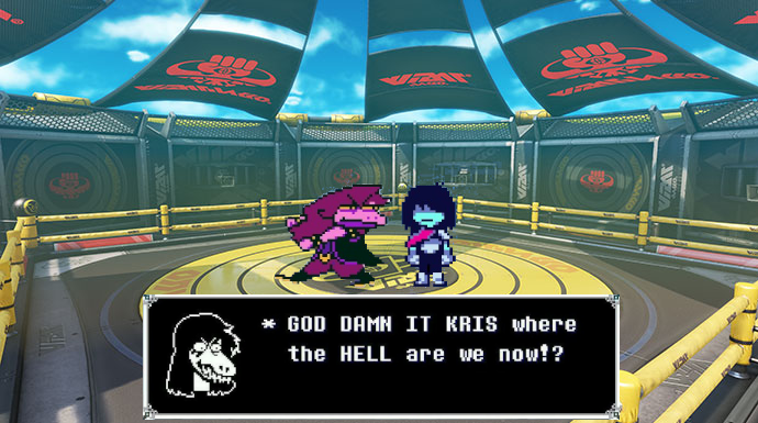 SpringBackUpMan's tweet photo. Remember when I asked for an ARMS stage and Sparring Ring won by default?
Sorry not sorry.
#ARMS #ARMSNice #SaveARMS #DELTARUNE https://t.co/9bQlFlMrz0
