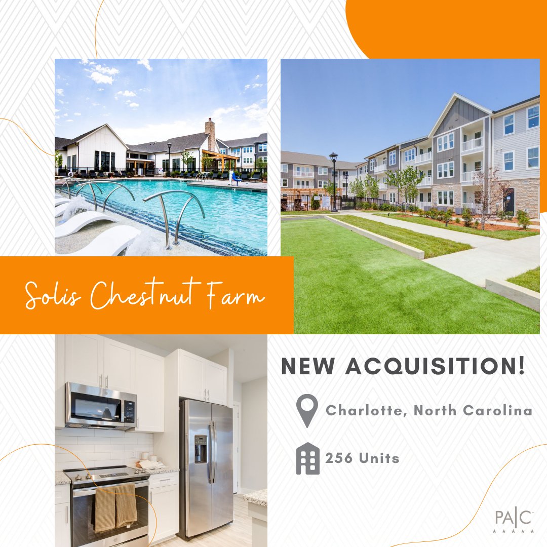 Preferred Apartment Communities, Inc. Acquires a 256-Unit Multifamily Community in the Charlotte, North Carolina MSA.

investors.pacapts.com/news/news-deta…