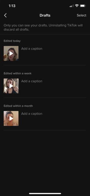 My tiktok drafts are just clips of me eating and crying. Well, 2 out of 3 include food.

It’s been a