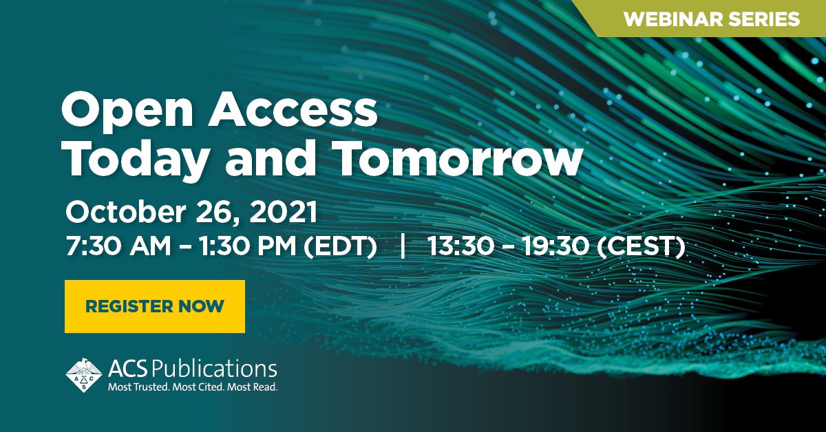 Join us on October 26th for Open Access Today and Tomorrow. This virtual event will bring together publishers, researchers, funders, librarians, and open access advocates for a day of discussion on #OpenAccess and #OpenScience. Save your spot here: fal.cn/3izep