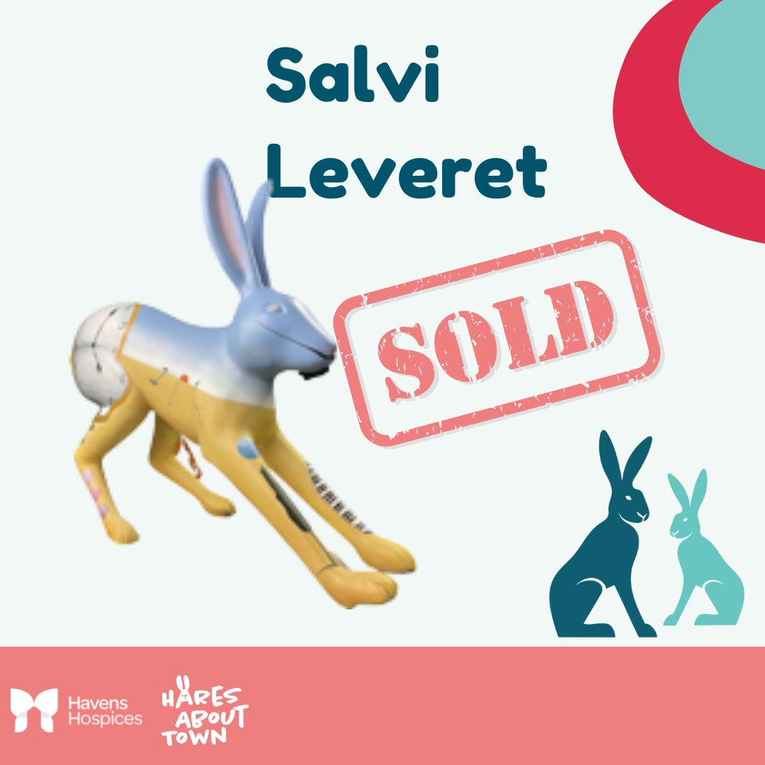 LOT 32,  #Salvi, our gorgeous leveret by Nyia O’Hanlon has sold for £6,100! Thank you Nyia, the hospice is thrilled with the sale
Wild in Art c2c Rail Kiwi Productions Southend-on-Sea Borough Council Havens Hospices Visit Southend Echo EssexRadio Southend