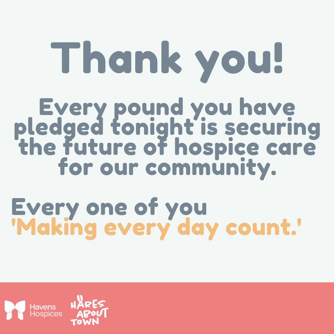 An INCREDIBLE £225,931 has been raised at our auction tonight.. and a current total of £447,000 💕
We are so very grateful to everybody  😁

Wild in Art c2c Rail Kiwi Productions Southend-on-Sea Borough Council Havens Hospices Visit Southend Echo Essex Radio Southend