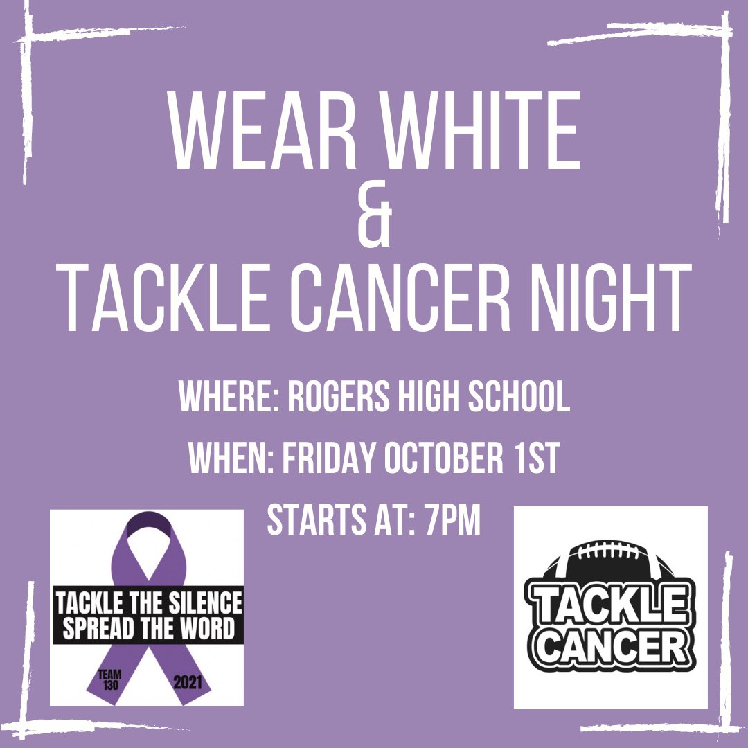 Hey Elks! This week’s football theme is tackle cancer! If you did not purchase a tackle cancer shirt then wear white!
