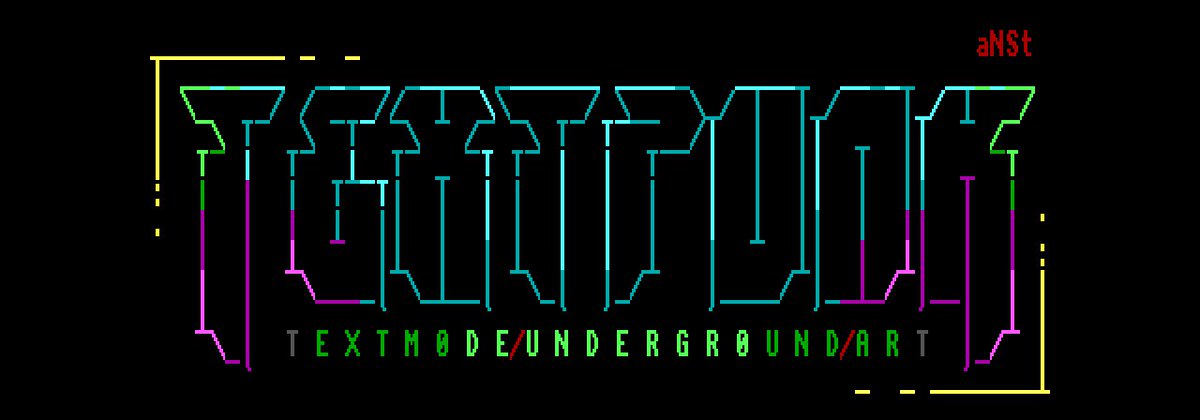 sixteencolors's tweet photo. ASCII by aNACHRONiST // iMPURE (2021) 

https://t.co/y4PIj7wMy7

#ansiart #ansi #ascii #asciiart #pixelart #textmode #textart #text #art #demoscene #bbs #retrocomputing #retrographics #8bit #8bitart #typography #graffiti #graffitiart #amiga #amigaascii https://t.co/Ajt4f5utMp