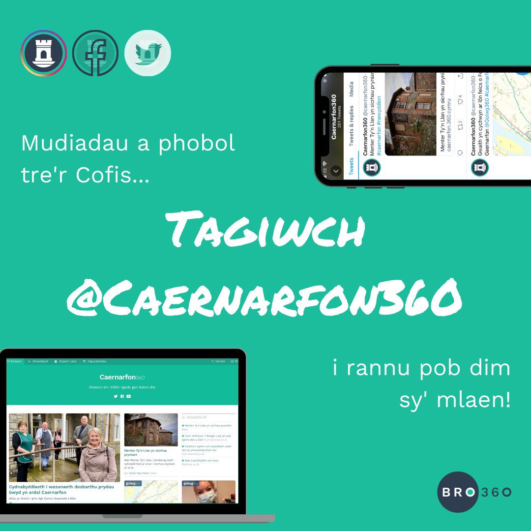caernarfon360's tweet photo. 🗣Tagiwch @caernarfon360…. 🗣
➡️Codi Ymwybyddiaeth Digwyddiadau
➡️Rhannu Straeon
➡️Newyddion
➡️Dathliad
➡️Rhannu Gwybodaeth
➡️Hysbysebu
➡️Rhannu Hanes
➡️Cystadlaethau / Gwobrau / Bargeinion
#Cofis #Caernarfon #Bro360 https://t.co/7iaJ9lBKBv