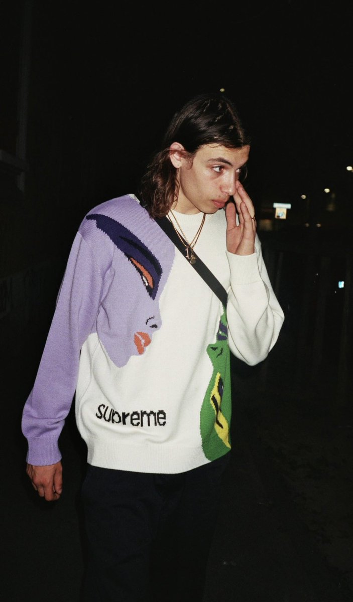ネイビーシー Supreme Faces Sweater 2021AW セーター