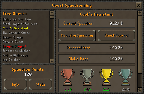 New Quests are Available on OSRS Quest Speedrunning