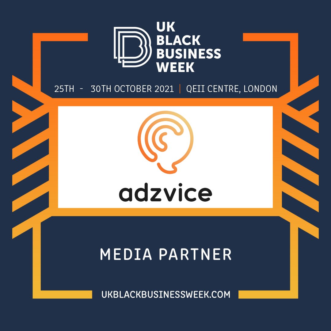 ukbbweek's tweet photo. We are delighted to welcome onboard @adzvice as a #mediapartner for 1 of our prestigious events happening during the @ukbbweek 

👉🏾 Black Media, Culture &amp; Sports Talks

Book your tickets now > https://t.co/ftHevXTtGI

#ukbbw #blackinmedia #blackculture https://t.co/BdHzbdSy6M