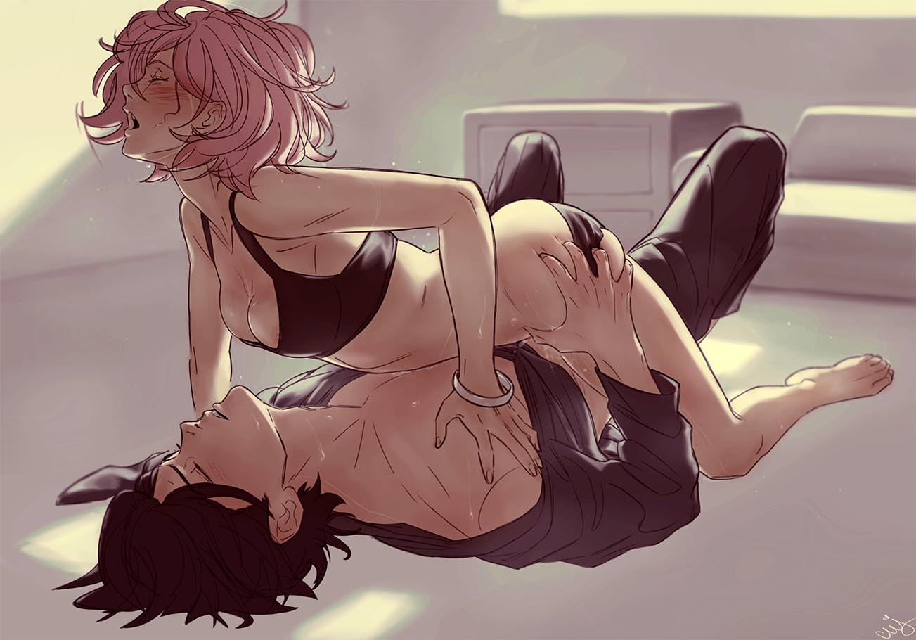 Kissing Kissing Neck - Rule34 SasuSaku Passion Showcased