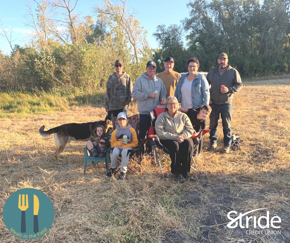 We took #mealsinthefield to the Blyth family of Rosehill Cattle Company and enjoyed a supper of Subway with 3 generations of Blyth's. Ag producers are a big part of who we are at Stride and we are proud to support them.
#StrideCU #herewegrow