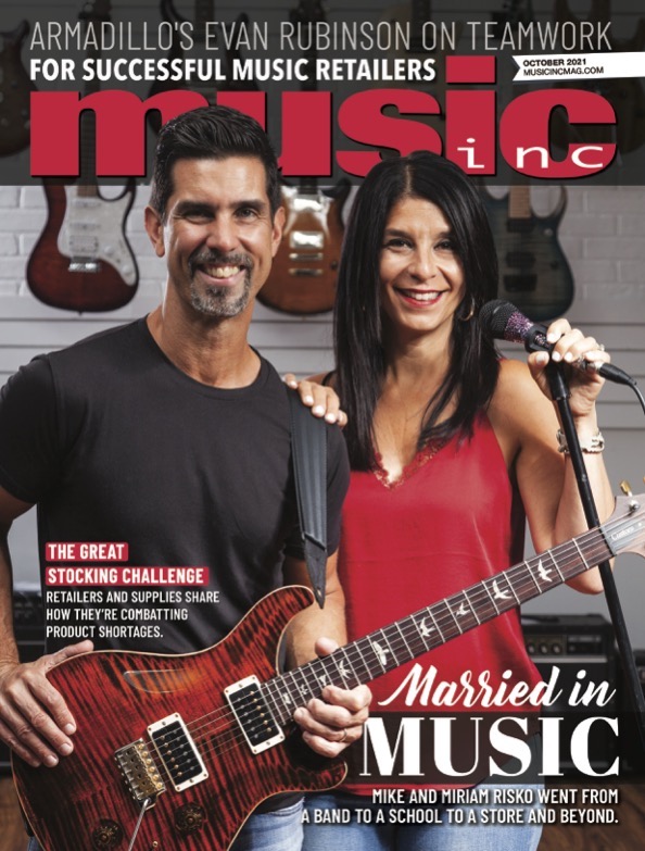 The October issue of Music Inc. is out now! Read all about how Mike and Miriam Risko were married in music!

archive.maherpublications.com/view/723241247/
