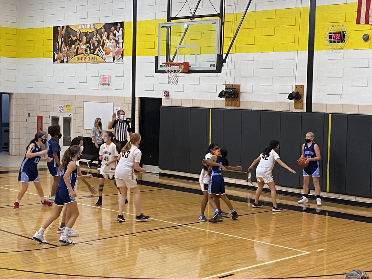 7th grade <a href="/LarsonMS/">Larson Middle School</a> girls check off another one in the “win” column by beating the Smith Knights 37-8. <a href="/LMSPEHelfrich/">Oliver Helfrich</a>