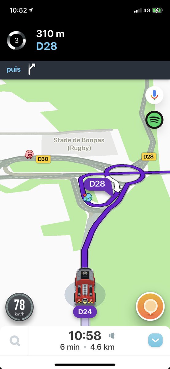 Hehe the road is shaped like a d—-