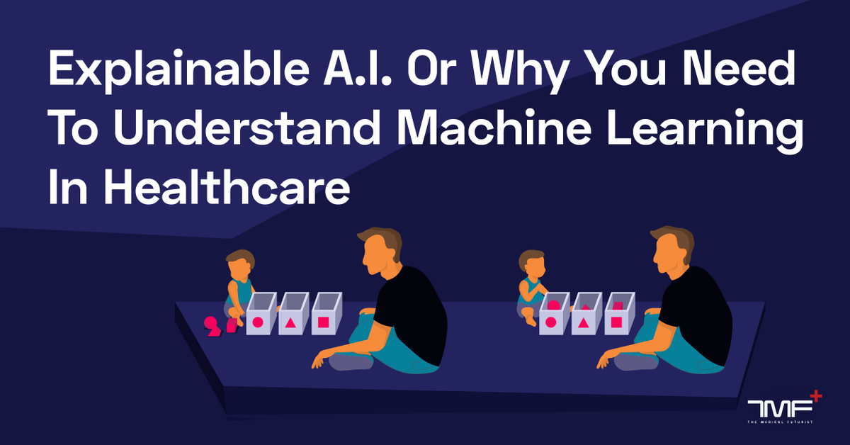 Berci's tweet photo. As the future of medicine and healthcare relies on a collaboration with A.I., we'll have to be able to understand the underlying processes of these tools so that we can in turn trust their insights.

Seeking such transparency is what explainable A.I. is.

https://t.co/4AXSl1XTjj https://t.co/r8nwrD2yPA