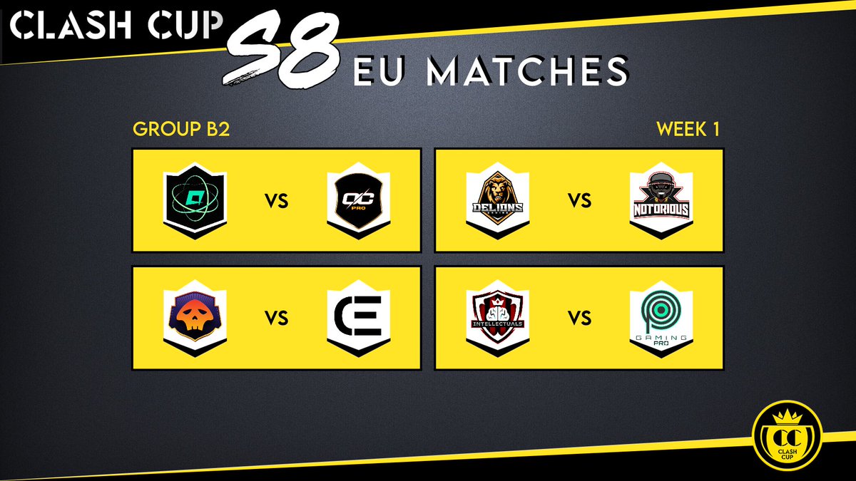⚔️Matchups - Week 1
🌎EU