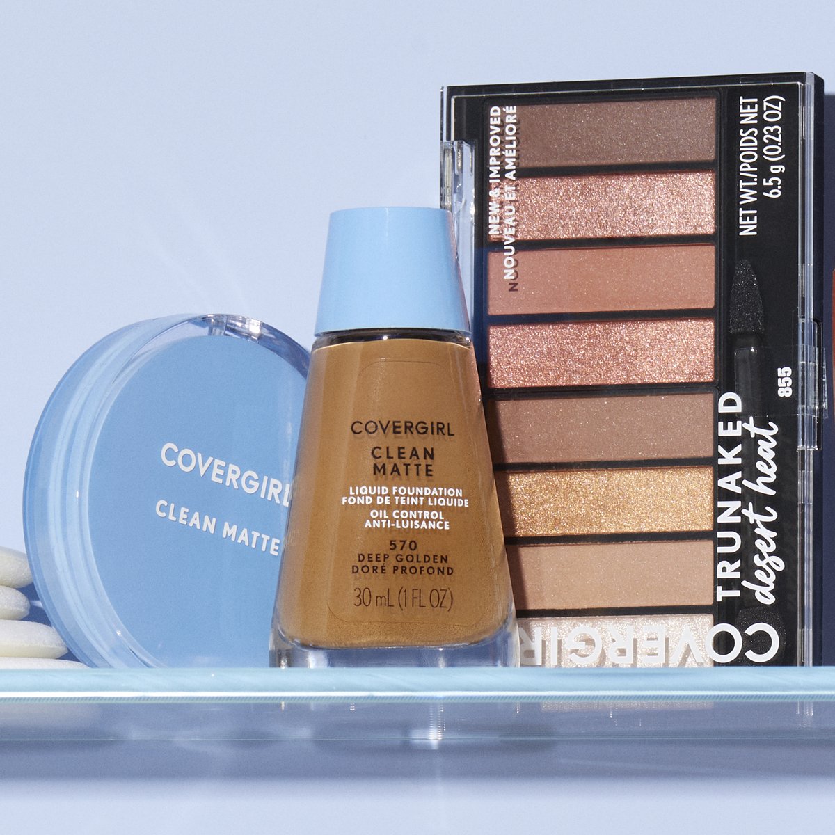 COVERGIRL's tweet photo. Just a few of our COVERGIRL faves!
βοΈ#CleanMatte Liquid #Foundation
βοΈ#CleanMatte #PressedPowder
βοΈ#TruNaked Desert Heat #Eyeshadow Palette
Get them now at @walmart.
#EasyBreezyBeautiful #COVERGIRLCrueltyFree #CrueltyFree https://t.co/baQ93yTNMq