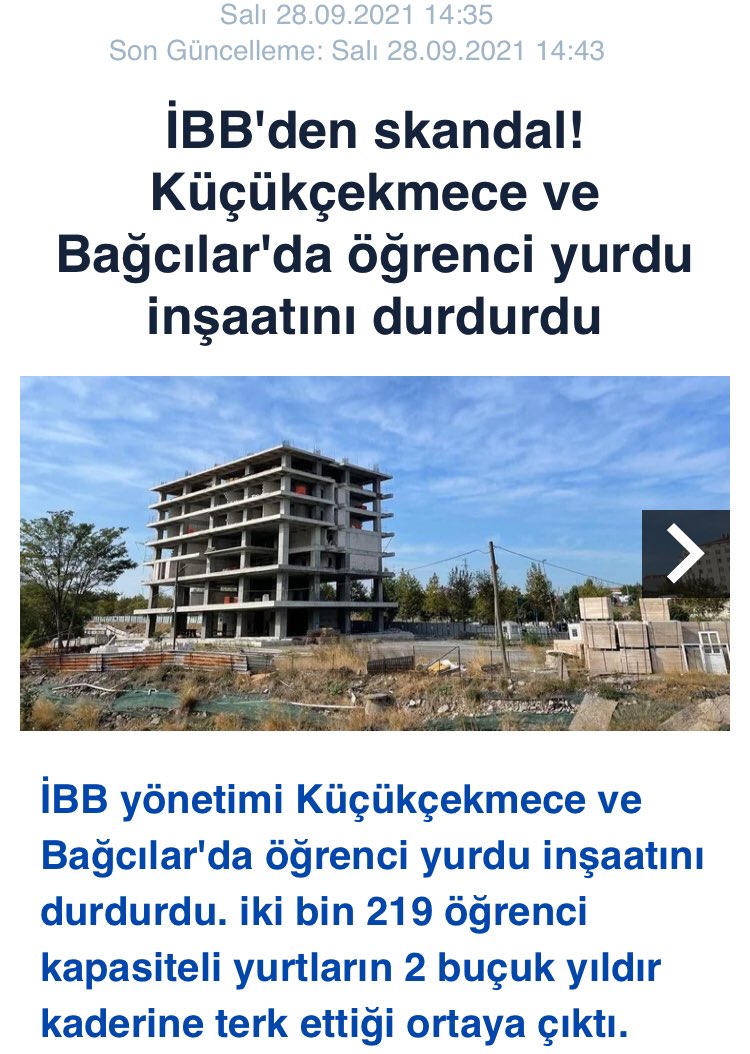 ErkanYaziciTR's tweet photo. Ak İktidar’ın Türkiye’yi dünyanın en fazla yurt sayısı olan ülke haline getirdiğini söylediğimizde binbir gerekçeyle itiraz edenler

CHP’li İBB’nin yurt inşaatlarını durduğunu söylediğimizde dillerini yutuyorlar.🤔

#YurtsuzGeziZekalılar https://t.co/frQH9hveH1