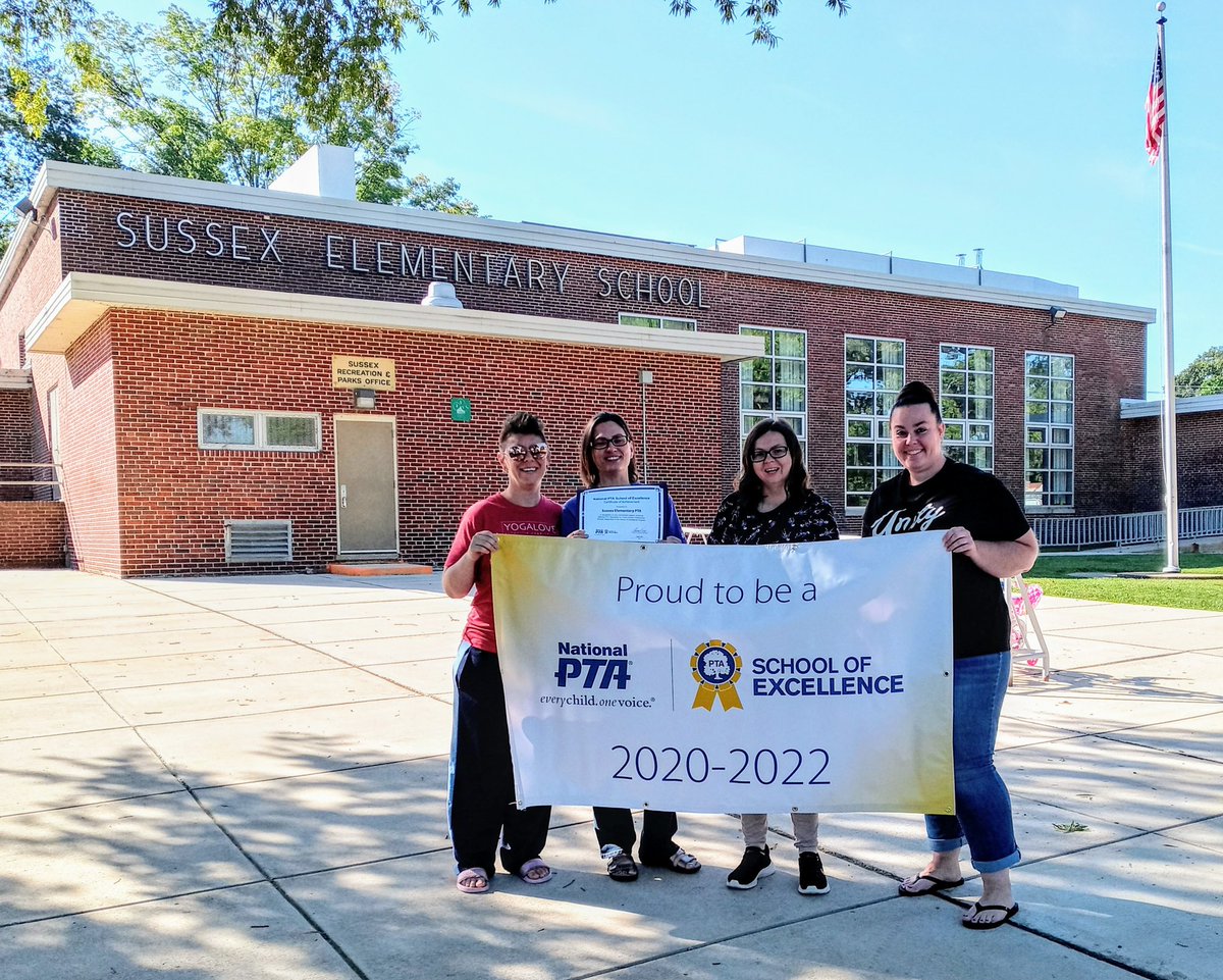 <a href="/SussexES/">Sussex Elementary</a> would like to congratulate our <a href="/PtaSussex/">Sussex Elementary PTA</a> on being recognized as a National PTA School of Excellence!!  👏👏Way to go!!  🎉 We love all you do to support the Sussex Family! 🦆