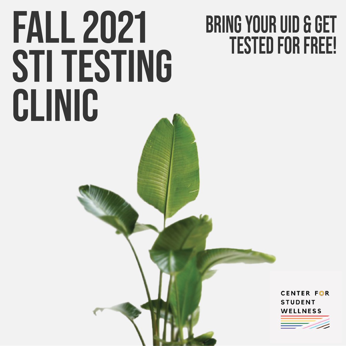 UofUOandT's tweet photo. The Center for Student Wellness will be offering free STI testing on September 30th from 11AM-1PM at the Union Ballroom West. If you are unsure about something, come and get a test, and be a part of students helping the safety and wellness of our campus community. https://t.co/nMczCmaQZP