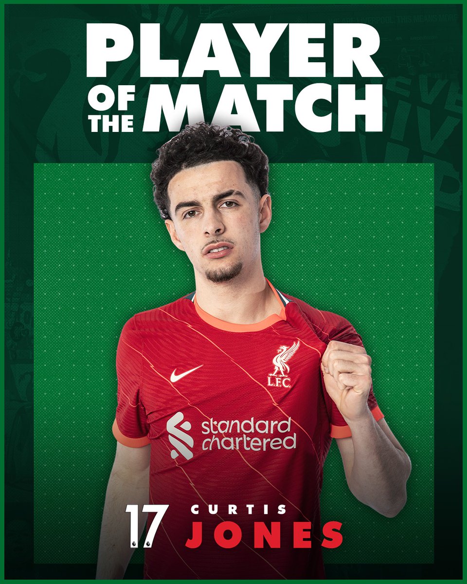 A superb performance tonight, @curtisjr_10 👏

Curtis is your Player of the Match for #PORLIV 👌