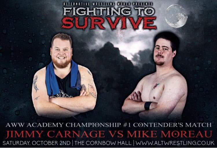 JimmyCarnageAWW's tweet photo. #FightingToSurvive
@AWWrestling
Saturday 2nd October
#Wrestling #BritishWrestling https://t.co/1L9FPAfQM9
