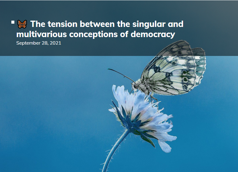 JeanPaulRGagnon's tweet image. &quot;As we already know from failed democratisation projects, one size does not fit all. The lexicon of #democracy can truly lead to a more humble but also cautious theory-building and observation of social reality.&quot; &amp;lt;- Marcin Kaim on the #ScienceOfDemocracy

theloop.ecpr.eu/the-tension-be…