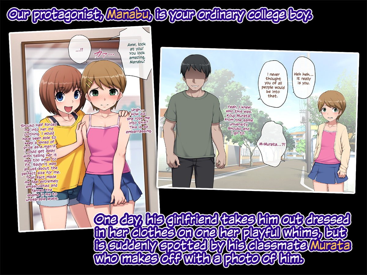 The feminisation story of a wholesome young college boy named Manabu and hi...
