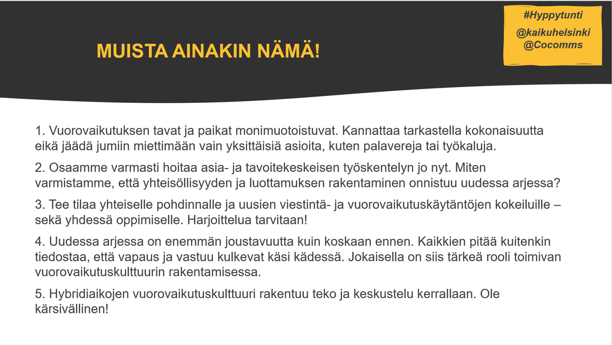 Katrin ja Pauliinan vinkit vuorovaikutuksen parantamiseen työyhteisöissä: