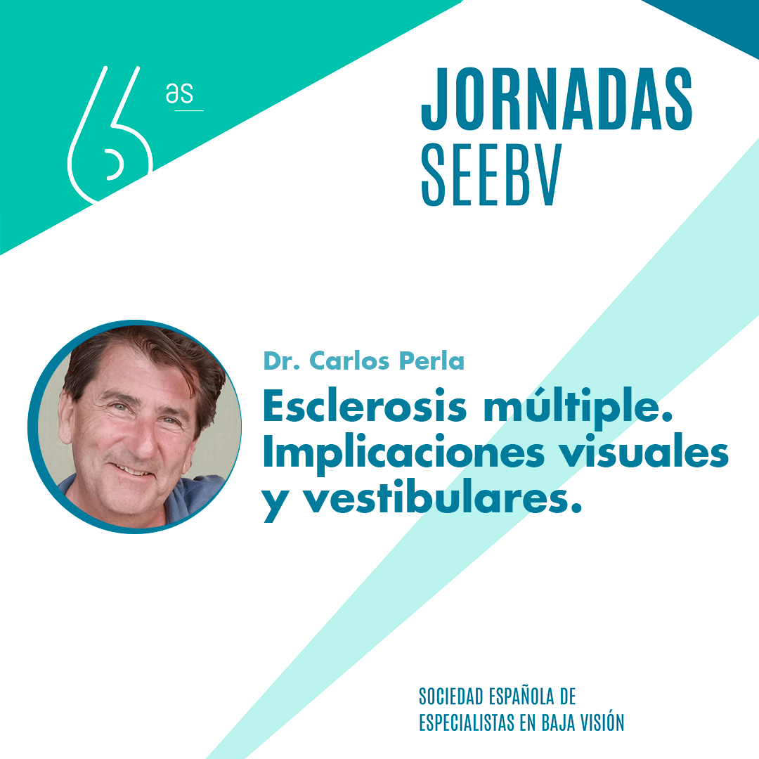 InfoSeebv's tweet photo. ¡Llegan las 6as Jornadas Internacionales de la SEEBV!😍 Carlos Perla es uno de los participantes de estas jornadas. El Doctor Perla va a hablar sobre las implicaciones visuales y vestibulares de la esclerosis múltiple. ¡Apúntate!
https://t.co/oV7Ab1nETU
#SEEBV #bajavisionEspaña https://t.co/YDz23ekWe9