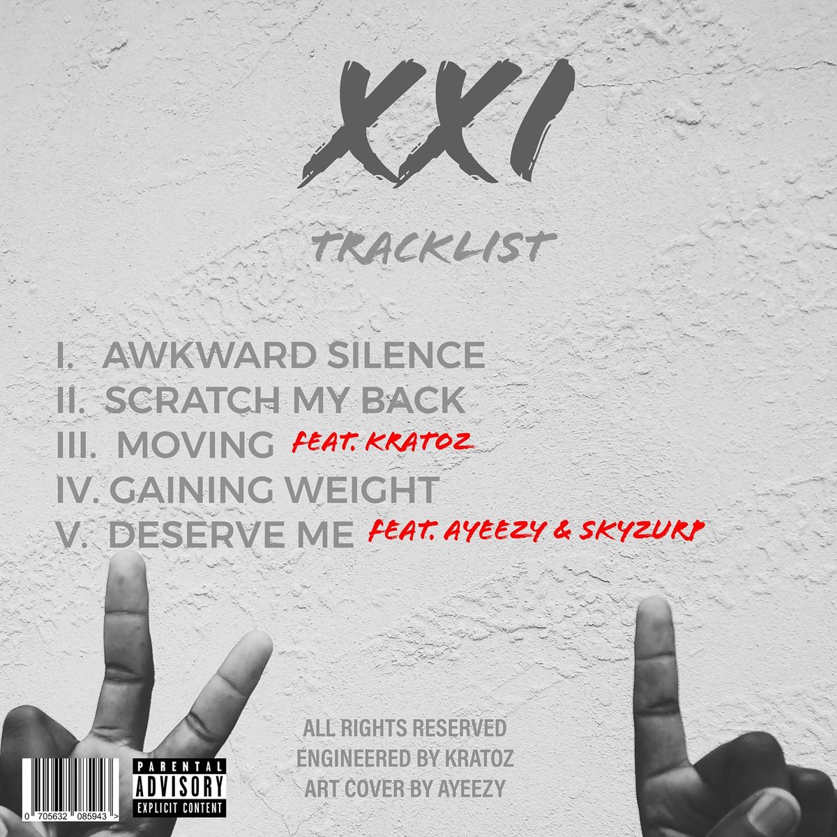 Usondiya's tweet photo. Good morning to y'all I just want to share the official artwork & tracklist for my long awaited Ep "XXI".
The Ep consists of 5 tracks in total with features from Kratoz, Ayeezy & Skyzurp
#08OCTOBER
#IRAPKMG
#Loadshedding
#shimza
#DaBaby
#konka
#Thug
#SA
#music
#Mamkhize https://t.co/TQANeW7vFo