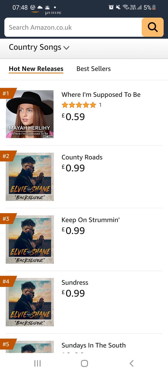 Where I'm Supposed To Be #1 in Amazon Music UK Country Charts 💖
For 59p you can help by purchasing from the link below ⬇️⬇️

iTunes - music.apple.com/gb/album/where…
Amazon - amazon.co.uk/dp/B09GDM76QQ/…

open.spotify.com/track/0FBamY01…

Every stream counts 💖

Mayah 💖 xx