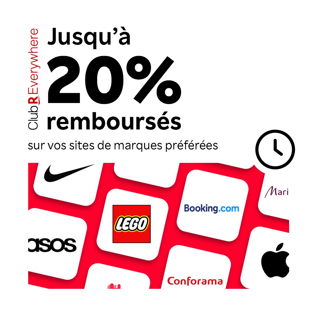 RakutenFrance's tweet image. 🔥 COUP DOUBLE 🔥

Rendez-vous juste ici pour shopper tous les bons plans et profiter des 20% remboursés en Rakuten Points sur tout le site et sur vos sites de marques préférées uniquement aujourd'hui ➡️ ow.ly/zezD50GmaO4

#RakutenFrance #Bonplan #megapeak #reductions